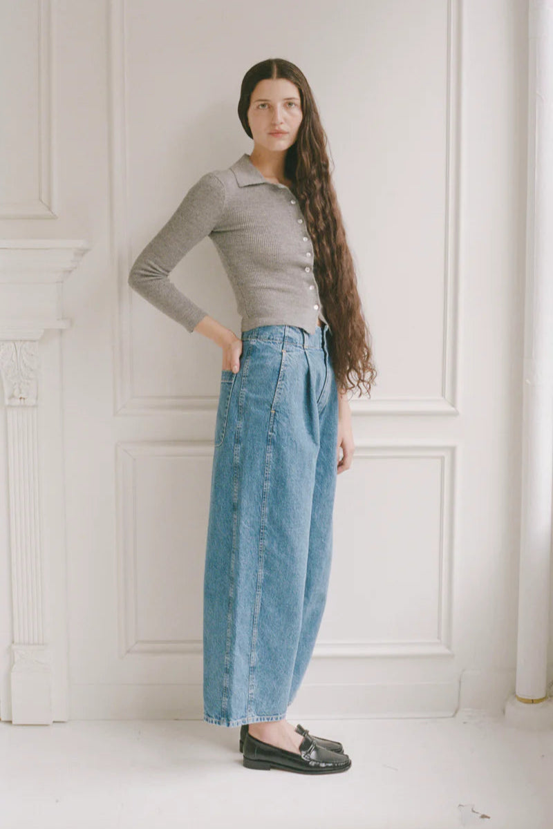 Selma Cardigan - Melange Grey