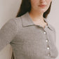 Selma Cardigan - Melange Grey