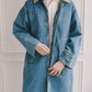 Town and Country Coat - Medium Blue