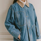 Town and Country Coat - Medium Blue