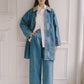Town and Country Coat - Medium Blue