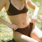 Triangle Bra - Brown
