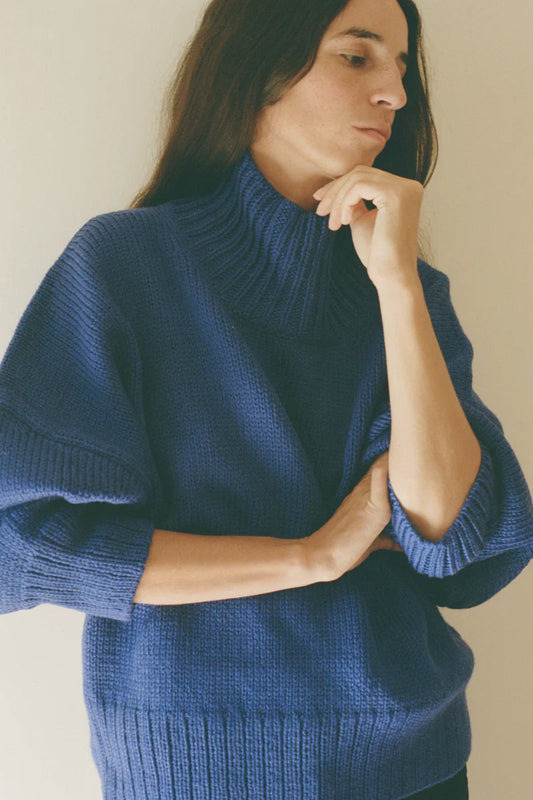Rhys Sweater - Cobalt