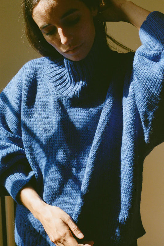 Rhys Sweater - Cobalt