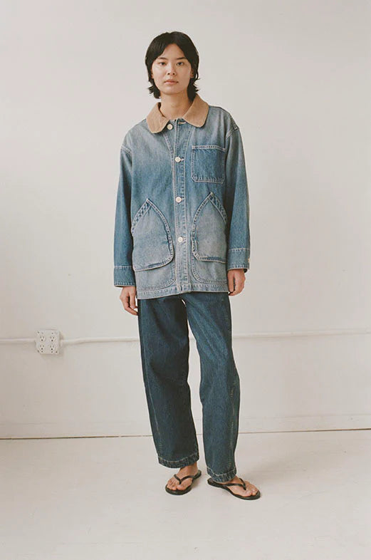 Painter Coat Denim in Vintage Wash