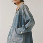 Painter Coat Denim in Vintage Wash