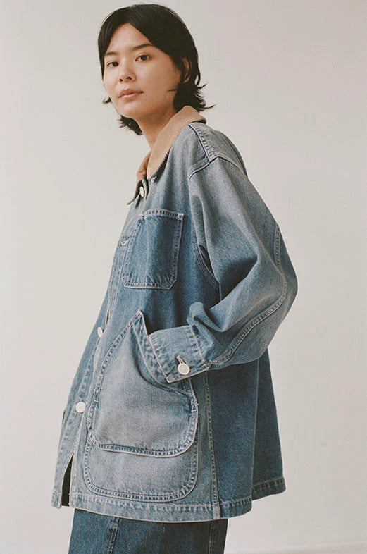 Painter Coat Denim in Vintage Wash