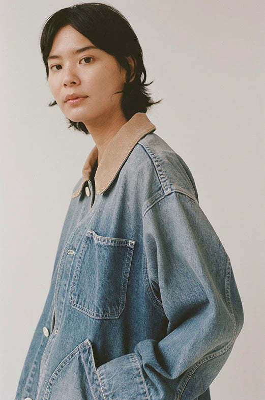Painter Coat Denim in Vintage Wash