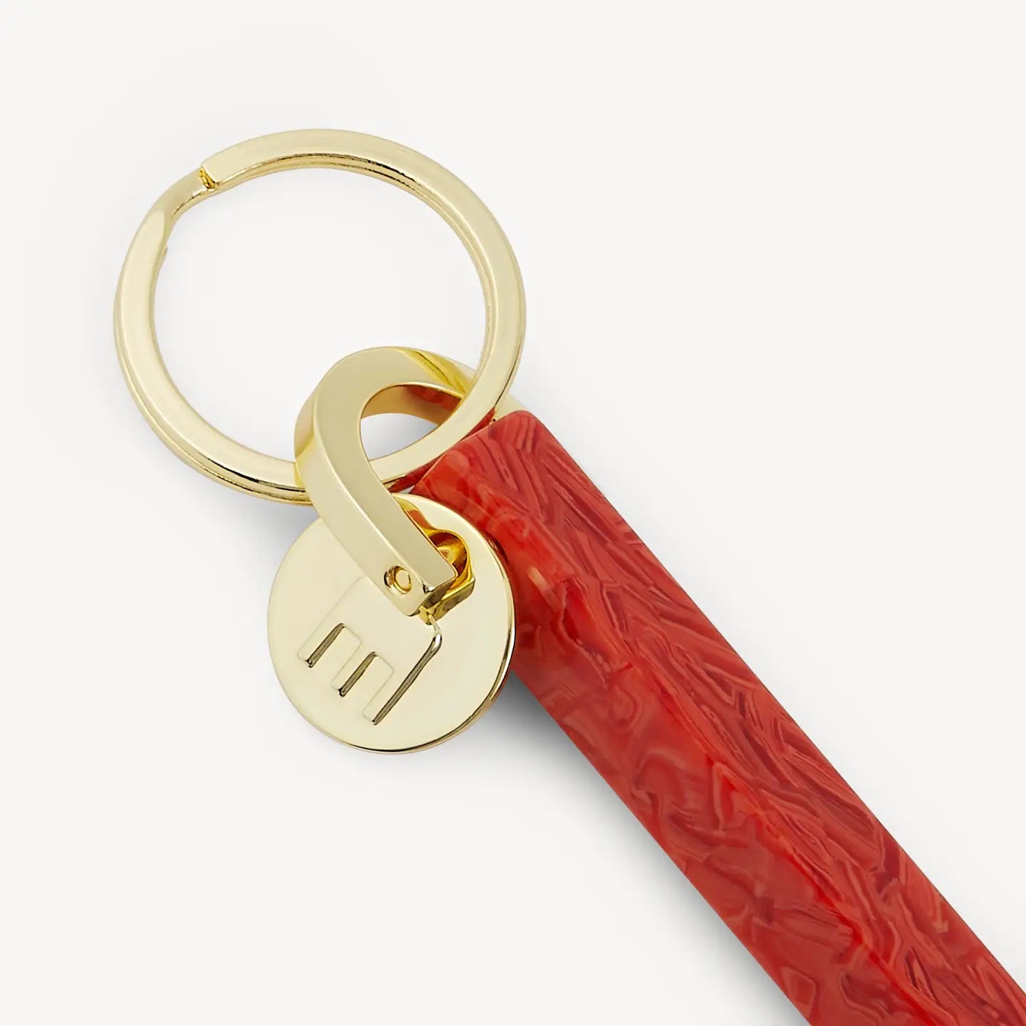 Bar Keychain in Poppy