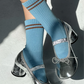 Boyfriend Socks - Powder Blue