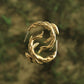 ALGAE TWIST // golden earrings