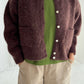 Amélie Alpaca Cardigan - Chocolate