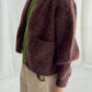 Amélie Alpaca Cardigan - Chocolate