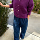 Ayla Mohair Cardigan - Purple