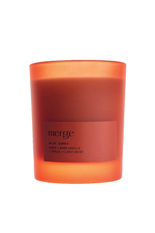 natural scented soy candle hand poured in amber glass