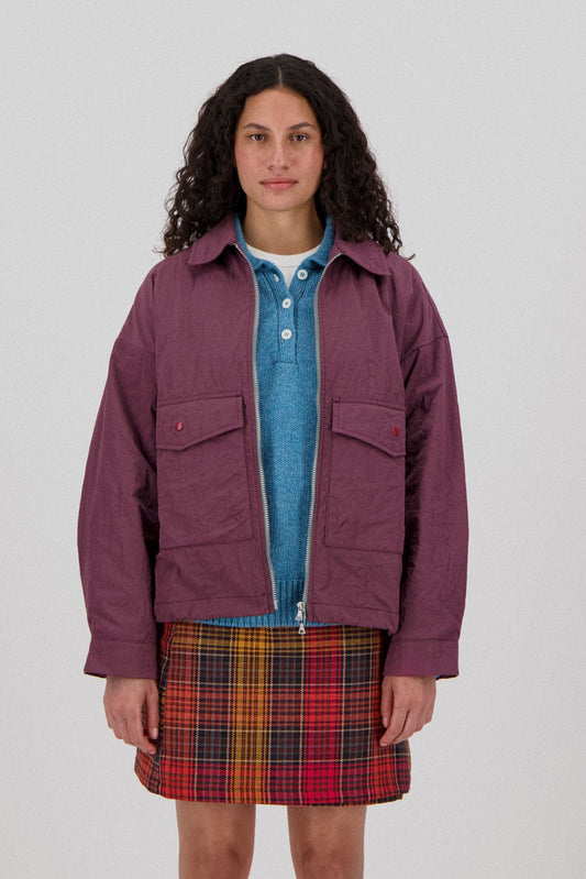 Boxy Swing Jacket - Grungy Japanese Nylon Twill