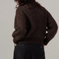 Alpine Quarter Zip Sweater in Carob
