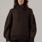 Alpine Quarter Zip Sweater in Carob