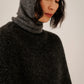 Baby Alpaca Balaclava - Charcoal