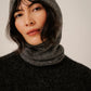 Baby Alpaca Balaclava - Charcoal