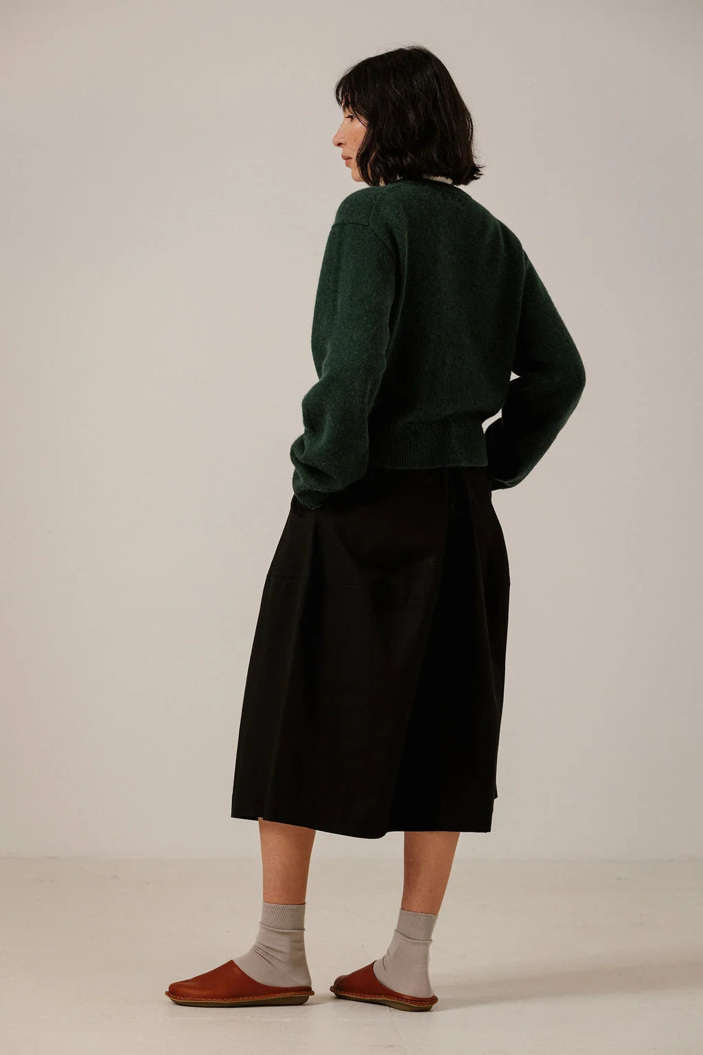 Baby Alpaca Crewneck - Emerald