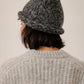 Baby Alpaca Roll Hat - Charcoal Marl