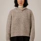 Oversized Shawl Pullover - Marble