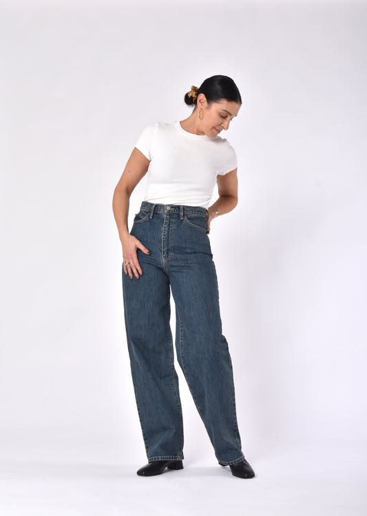 Wide Leg Jean - East Wash