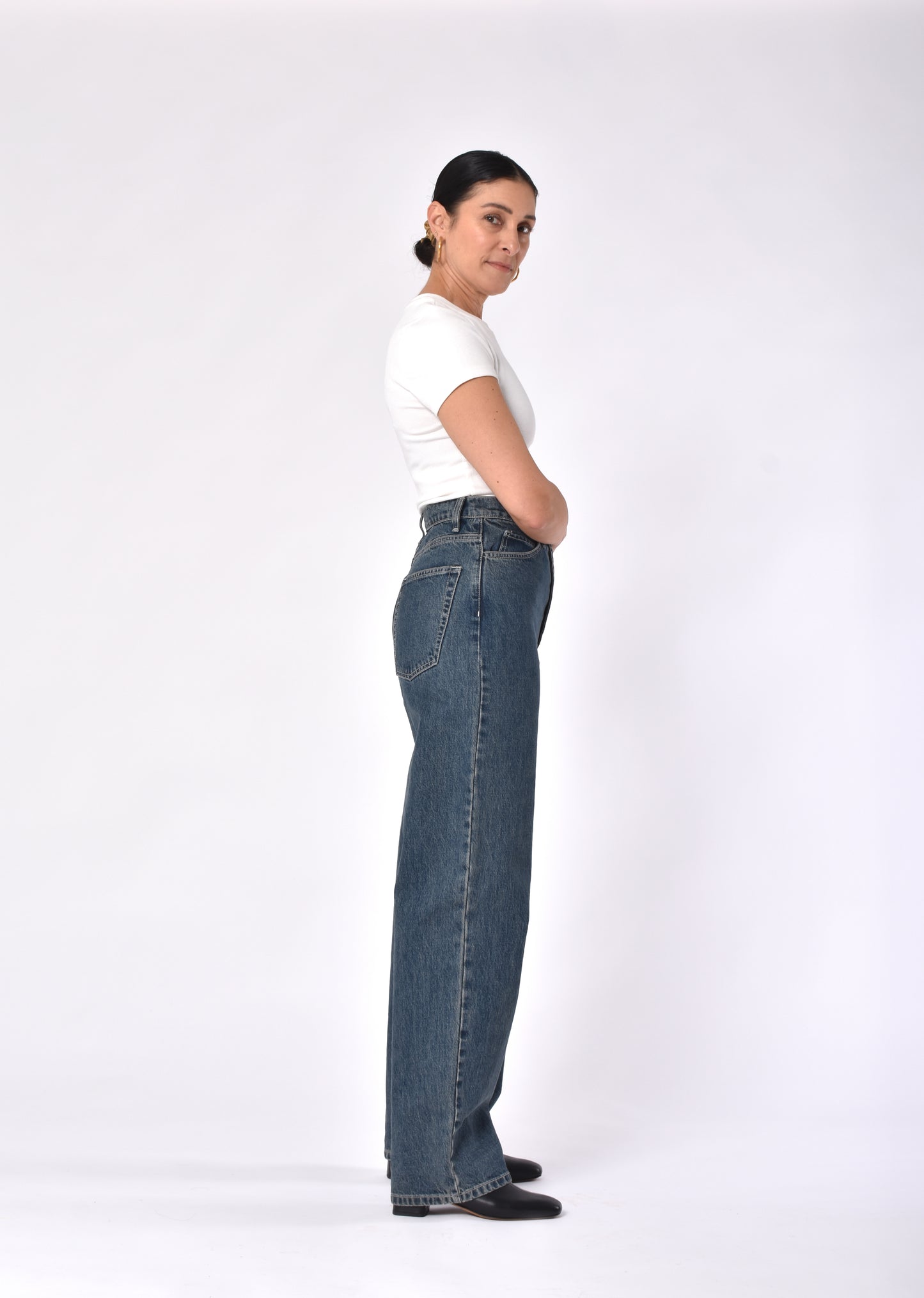 Wide Leg Jean - East Wash