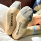Colour Block Girlfriend Socks - Yellow Blue