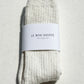 Cottage Socks - White Linen
