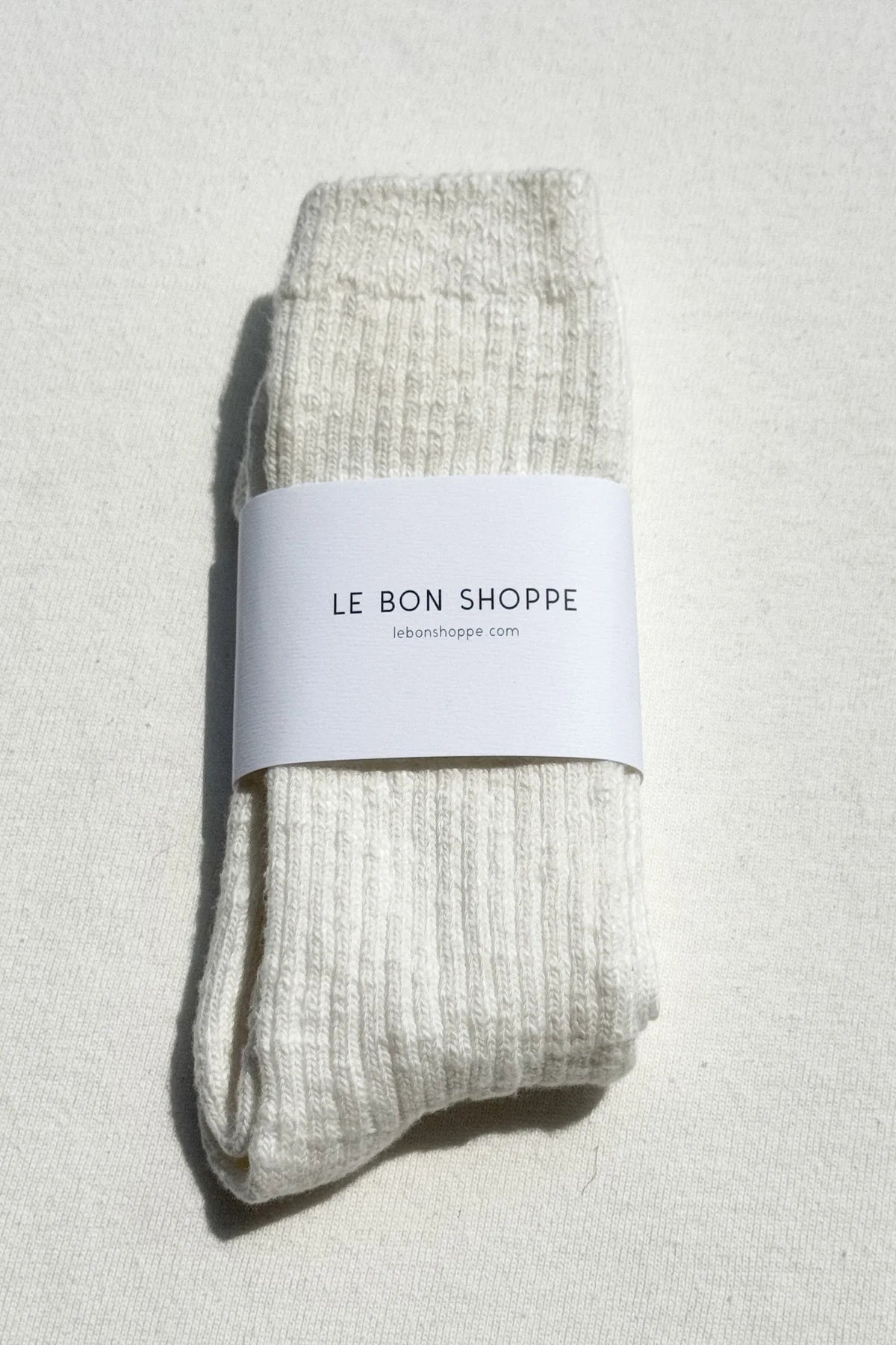 Cottage Socks - White Linen