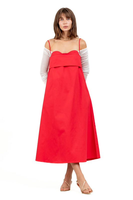 Verona Dress 3.0 Long - Organic Cotton Twill