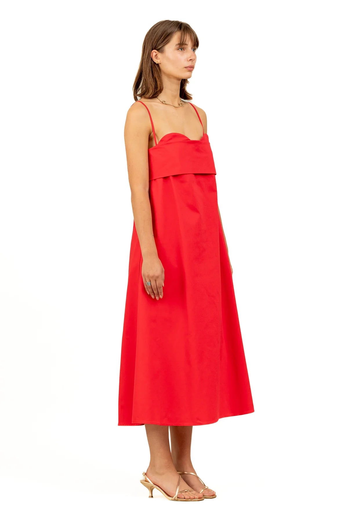 Verona Dress 3.0 Long - Organic Cotton Twill