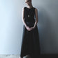 Boat Neck Knit Tank - Black