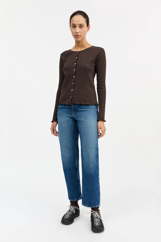Edie Cardigan - Dark Brown