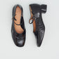 Ema - Black Patent Croc