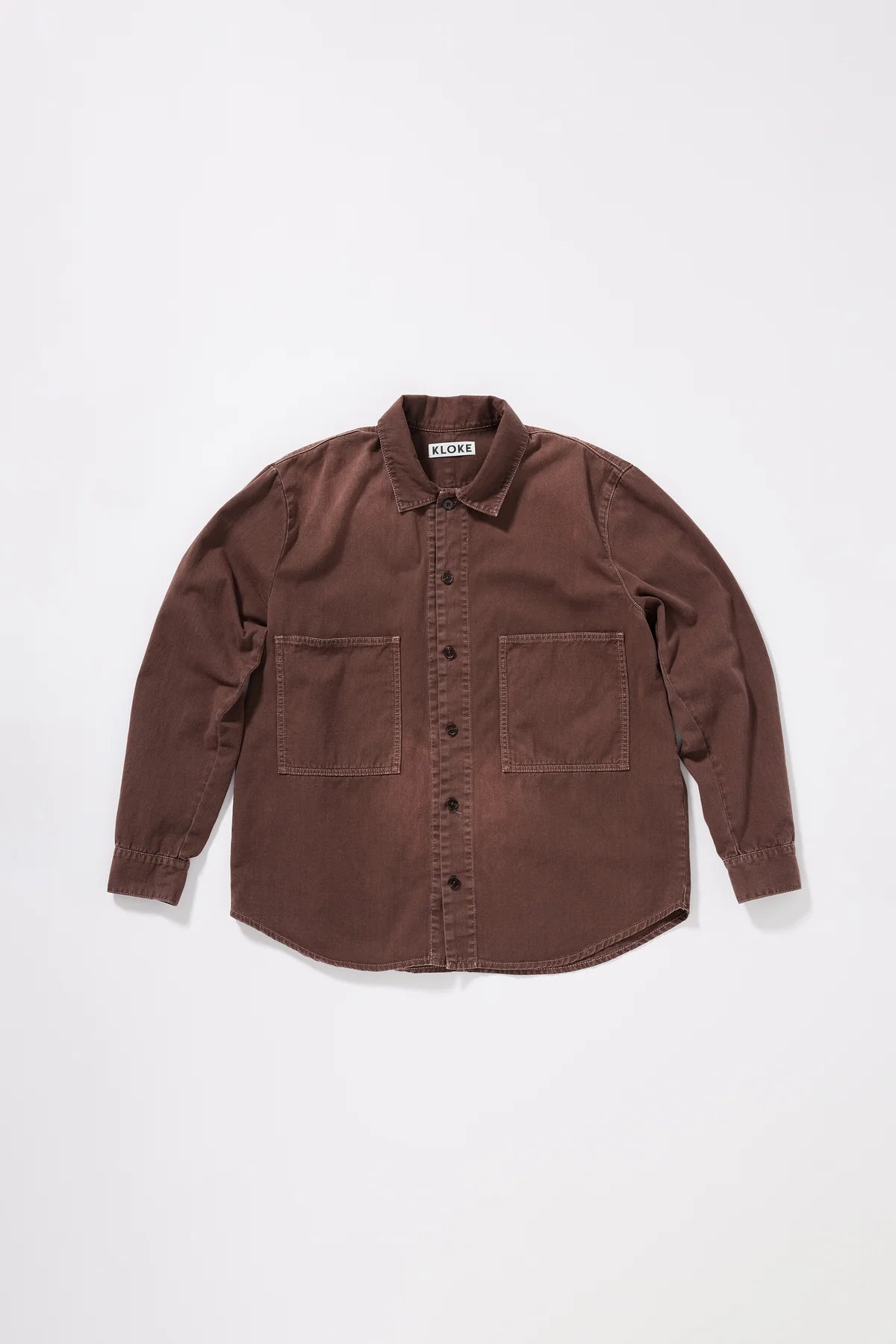 Iris Denim Shirt - Brown Fade