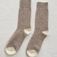 Classic Cashmere Socks - Fawn