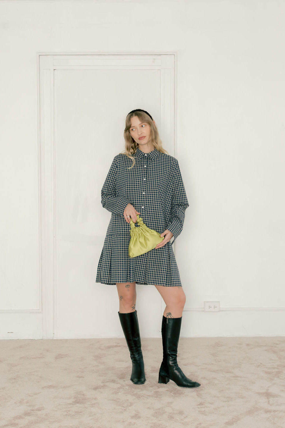Faye Dress - Carter Plaid