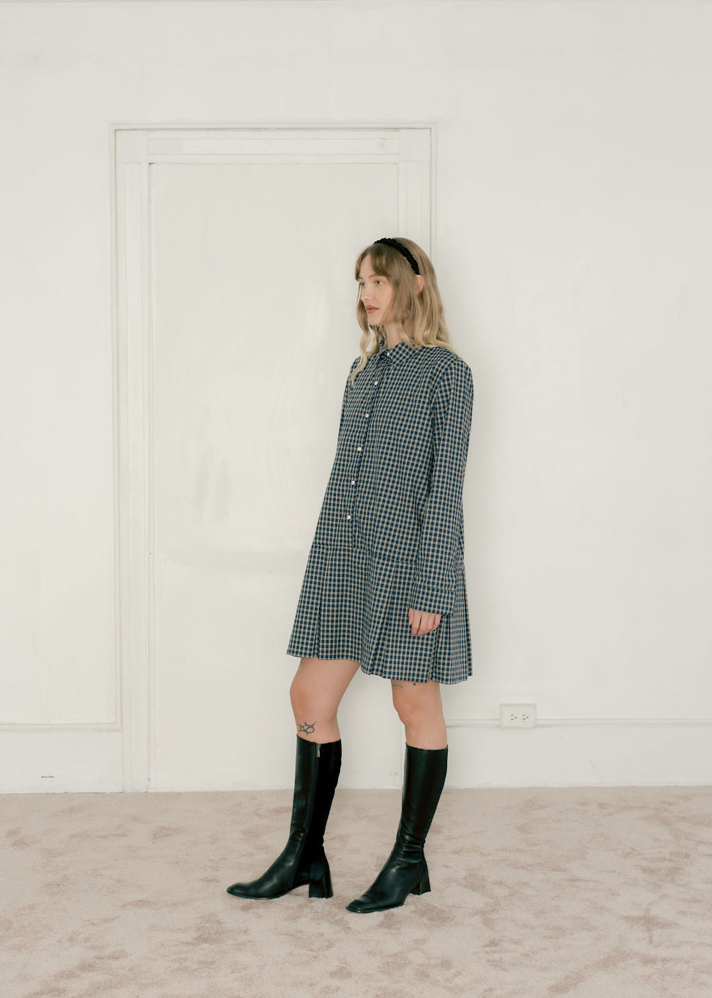 Faye Dress - Carter Plaid