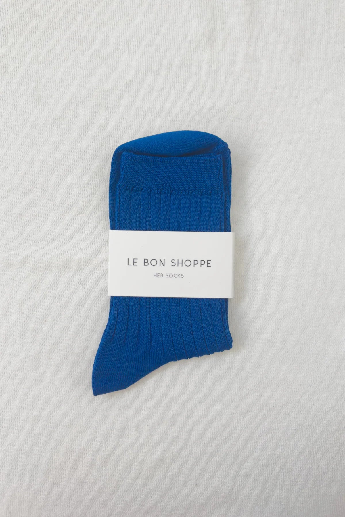 Her Socks - Mercerized Combed Cotton in Cobalt