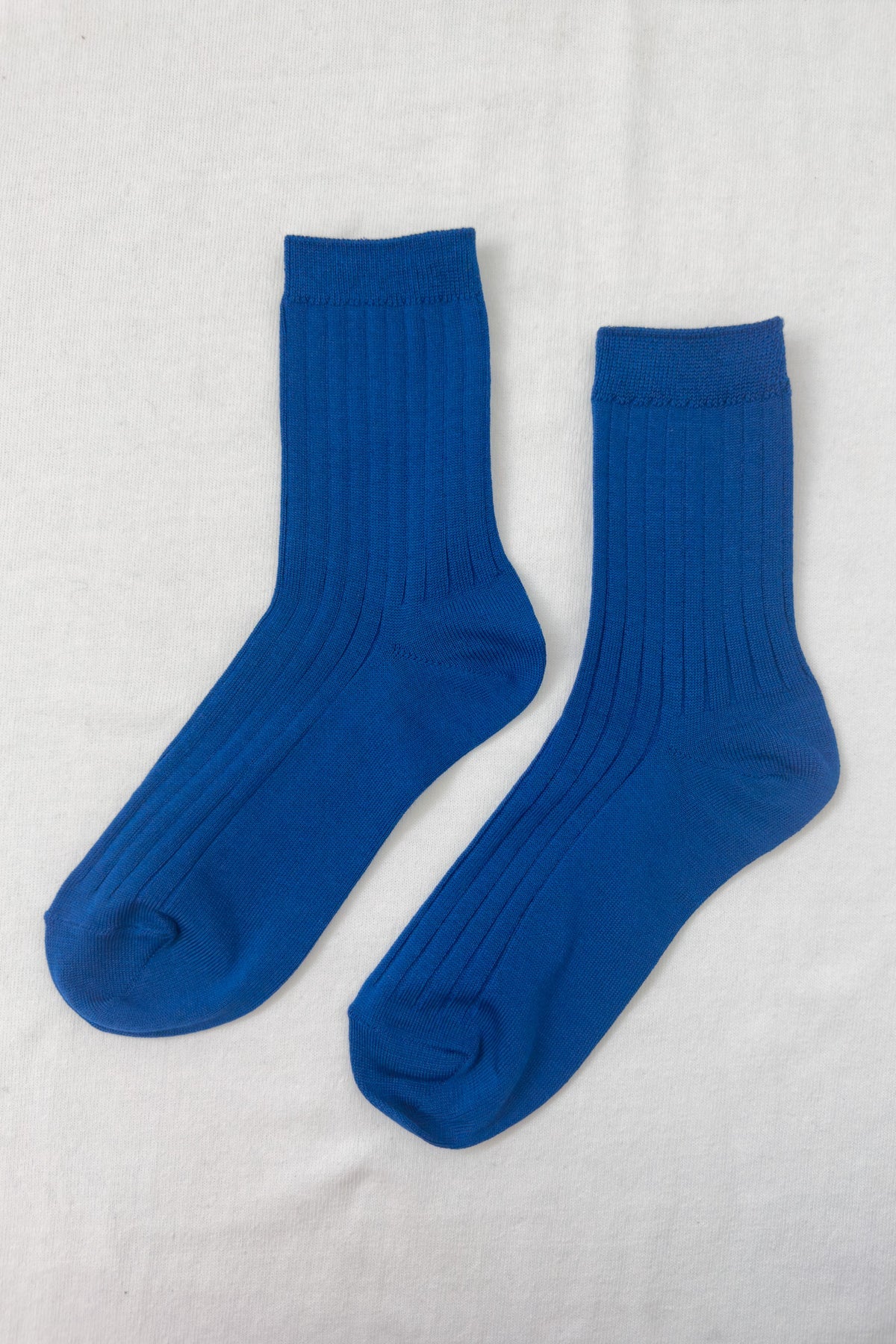 Her Socks - Mercerized Combed Cotton in Cobalt