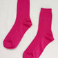 Her Socks - Mercerized Cotton in Fuchsia