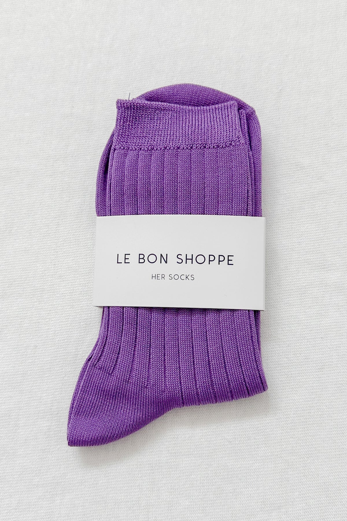 Her Socks - Mercerized Combed Cotton in Violet