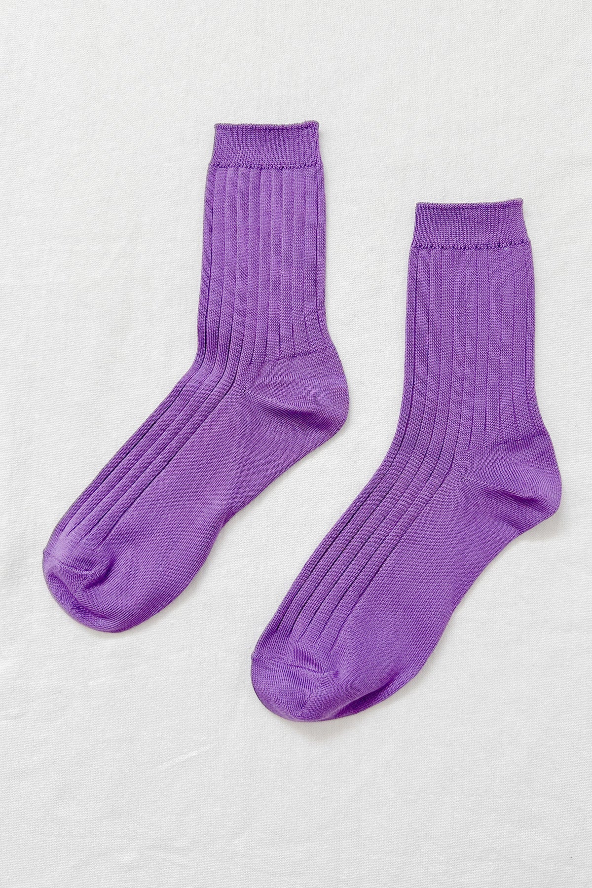 Her Socks - Mercerized Combed Cotton in Violet