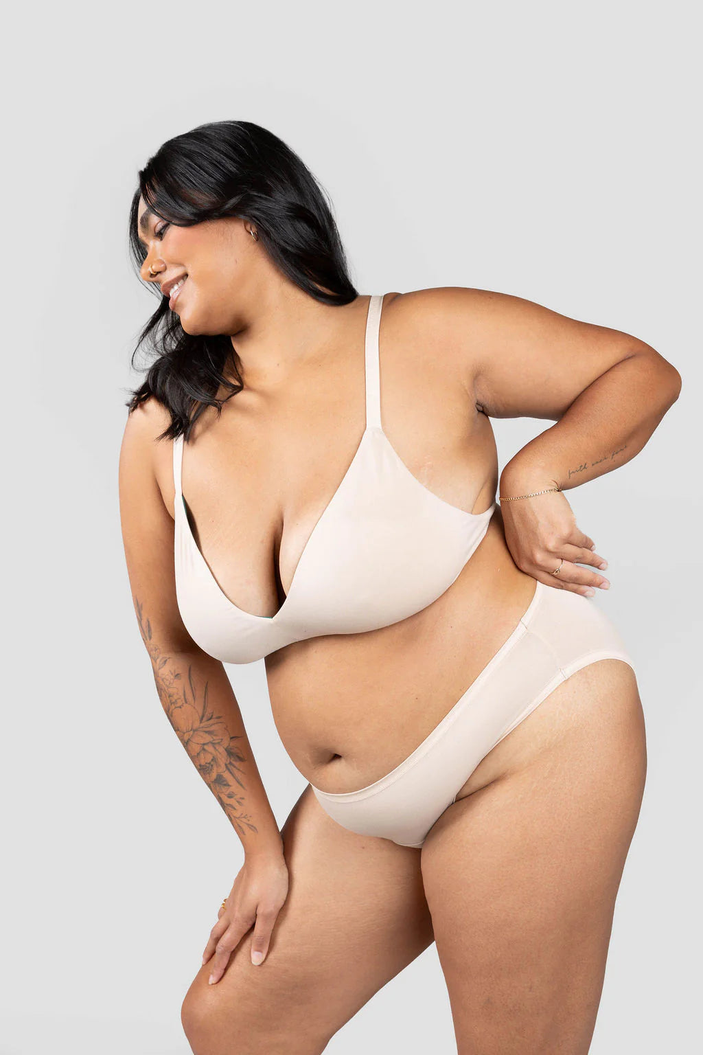 Triangle Bra - Beige