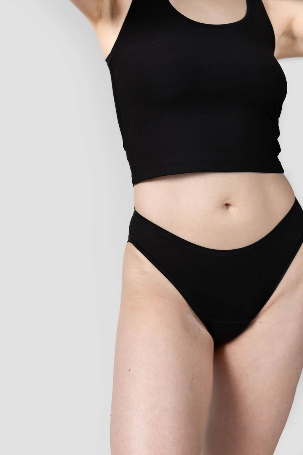 High Rise Bikini Undies - Black