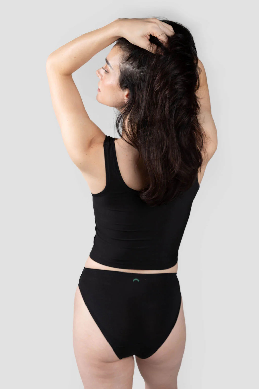 High Rise Bikini Undies - Black
