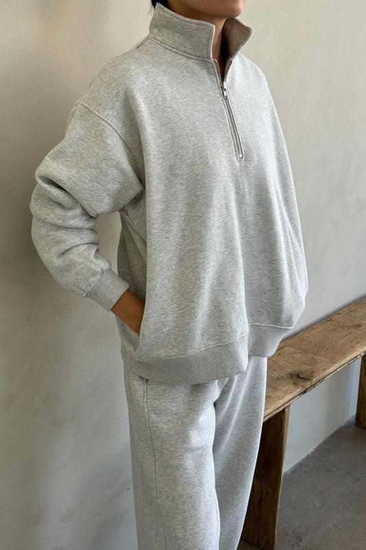 Noah Top - Light Heather Grey